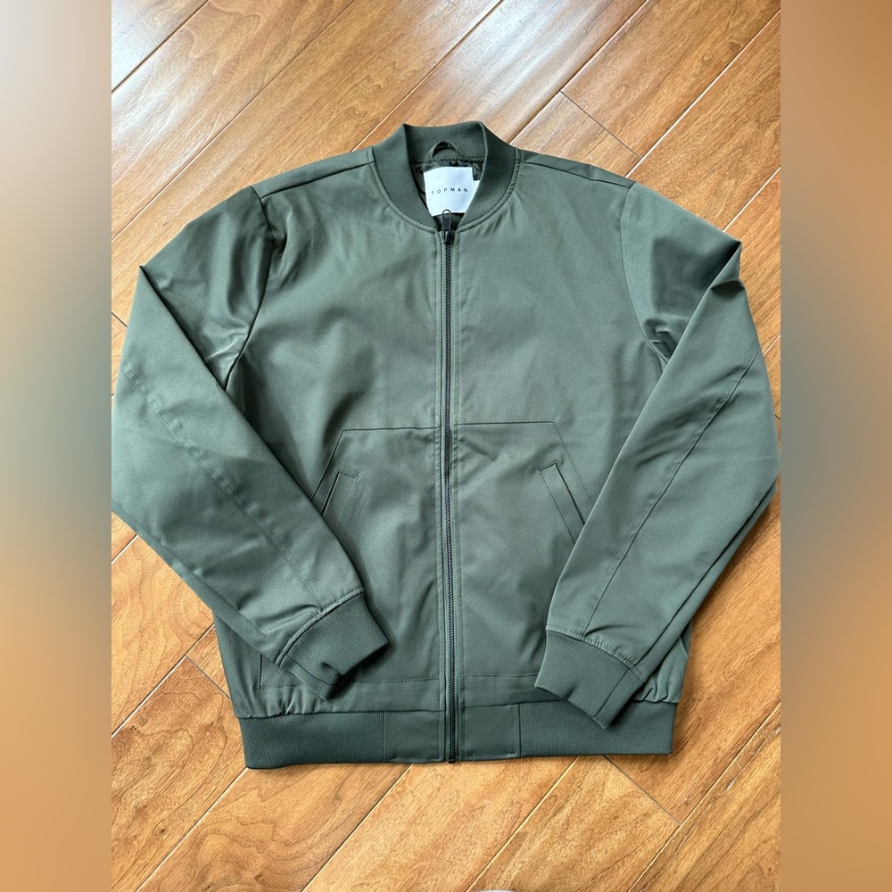 BRAND NEW olive tooman bomber jacket